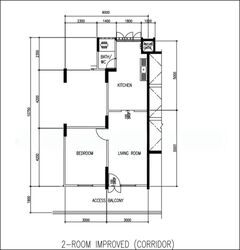 Blk 534 Bedok North Street 3 (Bedok), HDB 2 Rooms #598258191